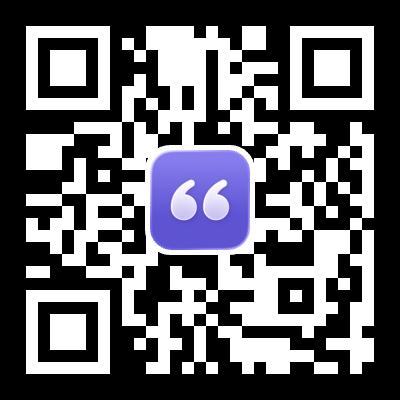 QR code that opens QuoteDiary on the App Store